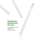 30CM 15 LED Bar Light Rigid Strip Hard Lamp USB Charge Outdoor Camping SOS  C2I8
