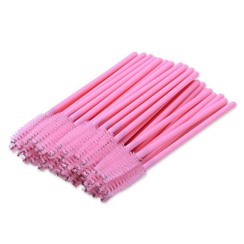 50 pcs Disposable Eyelash Brush Mascara Wand Applicator for Eyelash Extensi J2Z3