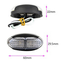 2Pcs 10-30V Truck Bus Trailer Waterproof Lorry Side Marker Light Plastic Ca