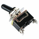 Heavy Duty Rocker Toggle Switch 10A 125V SPST 2 Pin ON/OFF Switch Metal Bat