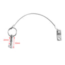 Stainless Steel Quick Release  With Steel Wire Rope Spring Bars For Boat Hood