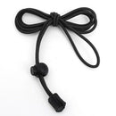 One pair of elastic shoelace lock lock shoelace 120 cm black