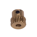 2Pcs 0.5 Modulus Small Reduction Ratio Of 1:10 Motor Output Copper Worm Whe