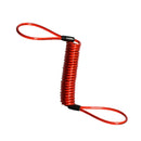 150cm Alarm Disc Lock Security Spring Reminder Cable Motorcycle Ebike red