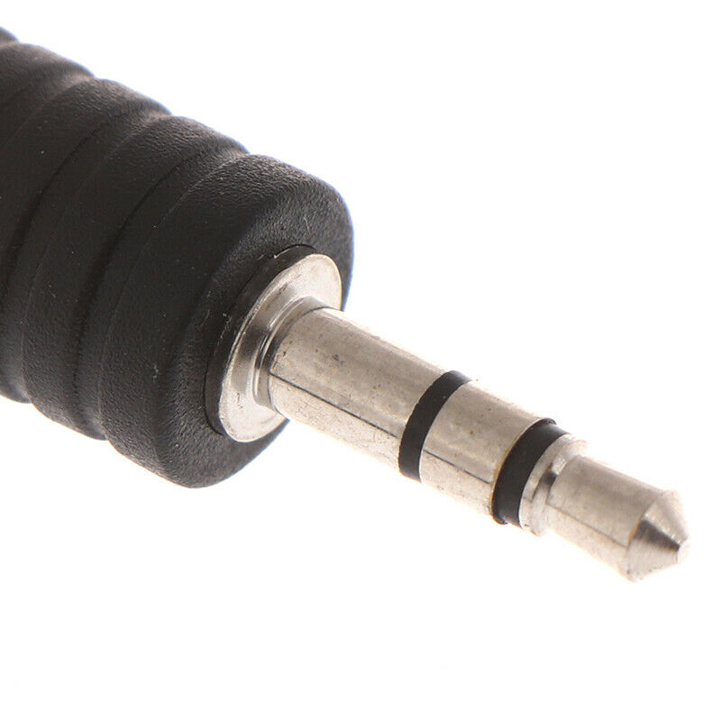 2pcs 3.5mm Stereo Male to Male Jack Audio Plug Connector Adapter Joiner JR
