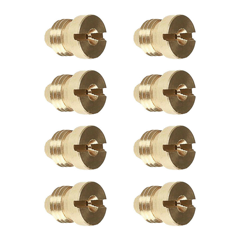 8Pc 1.1mm Brass Pressure Washer Thread Nozzle Tip for High Pressure Wash Gun