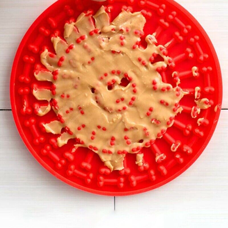 Dog Lick Pad,Slow Treat Dispensing Mat,Dog Bath Toys Pet Lick Pad Washing D