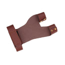 Archery Hunting Target Artificial Cow Leather 2 Finger Protector Guard Bow Glove