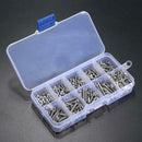 340pcs M3 Stainless Steel Button Head Screws Nuts Bolts Assortment Kits 20 JRS