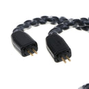 Wireless Bluetooth Cable Upgrade Wire 2 Pin for KZ-ZST/ES3/ED12/ZSR Black