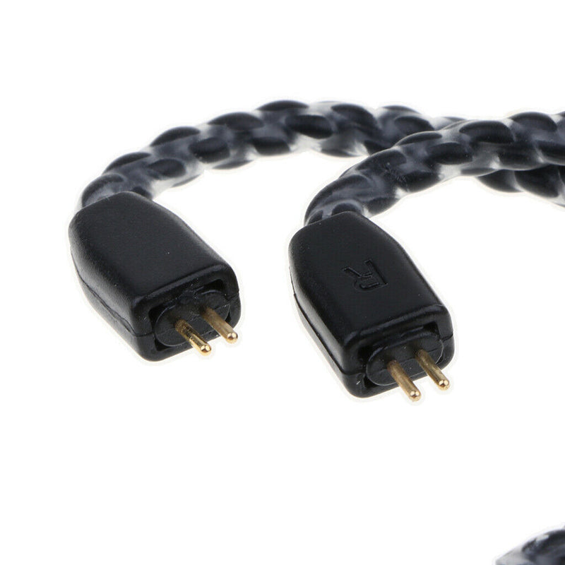 Wireless Bluetooth Cable Upgrade Wire 2 Pin for KZ-ZST/ES3/ED12/ZSR Black
