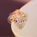 1 Pair New Fashion Women Lady Elegant Crystal Rhinestone Ear Stud Earrings