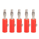4mm Insulated Banana Plugs Connectors Jack New 10pcs + new Red Black O3T1
