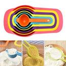 6Pcs Measuring Spoons Cup Kitchen Tool Baking Teaspoon Scale Measure StackaS Nw