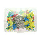 100 Pieces Butterfly Flat Head Sewing Pins for Dressmaker Needlework 52mm
