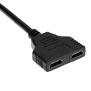 HDMI HD 1 in 2 Adapter Cable Conversion Cable Video Adapter for PC HD TV A