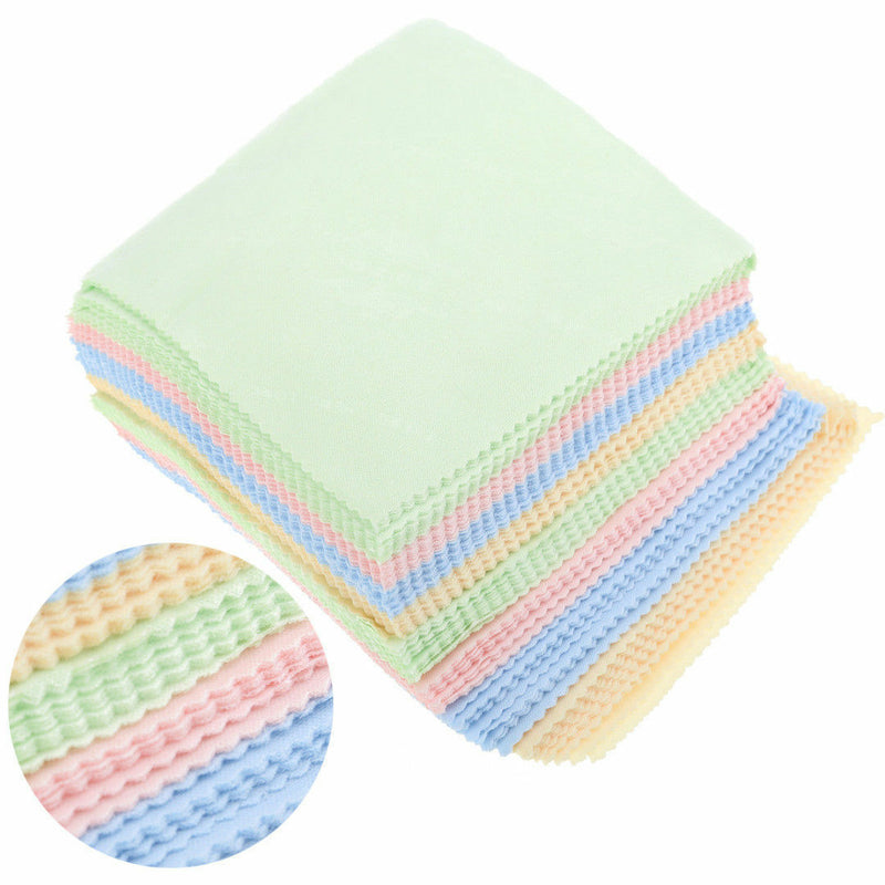 100Pcs Microfiber Phone Screen Camera Lens Glasses Cleaner Cleaning Cloth