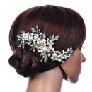 Wedding Party Bridal Bridesmaid Prom Crystal Tiara Hair Comb Women Headpiece
