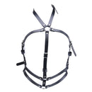 Women's Leather Body Chest Harness Cage Bra Belt Gothic Collar Choker Costum3C