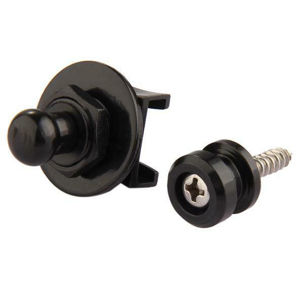 10pcs Guitar Bass Strap Locks Black Schaller-style Straplocks Replacement R
