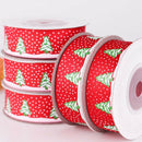 2cm double color printing ribbon Christmas tree series RibbonSEAU