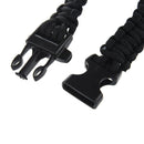 Camping Military Cord Bracelets Whistle Buckle Survival bracelet(10inch)