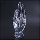 Hand Jewelry Display Holder Bracelet Support Portable (Transparent)