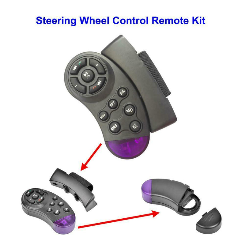 Universal Steering Wheel Wireless Remote Control For Car CD VCD DVD MP5 Player