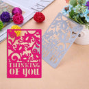 Thinking Of You Cutting Die Stencil DIY Scrapbook Embossing Paper Card Gift