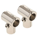 2pcs Heavy Duty Boat Hand Rail Fittings 90 Degree Tee Fittings Rail Connector
