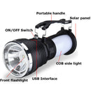 Solar Power Rechargeable Battery Camping Tent Light Lantern LED Flashlight