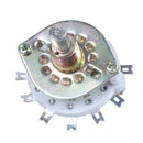 Plastic Knob 1P6T 1 Pole 6 Throw Band Channel Rotary Switch Selector