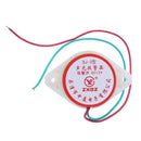 DC 12V 2 Wire Industrial Red LED Flashing Alarm Buzzer 100dB BJ-3 W8W8