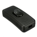 10x Inline Lamp Light On/Off Rocker Switch 250V 2A Flex Cord Desk Table SPS T4N4