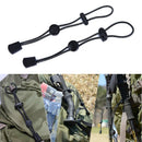 1pc Mountaineering Backpack, External Climbing Pole Buckle Fixed Elastic RopeS3C