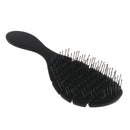 Anti-static Scalp Massage Hair Brush Comb for Curly Straight Hair Black