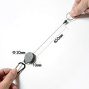 2 Pcs Retractable Badge Holder Reels Key Hook Clip Strap Cord Belt Hanger Chains