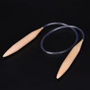 Bamboo Fixed Circular Knitting Needle Pin 32" 80cm Length 20mm Size JR