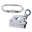 Professional Fall Protection Climbing Arborist Rope Grab W/ Screw Lock Carabiner