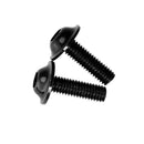 10PCS License Plate Frame Screws Nut for Motorbike Truck ATV 20x6mm - Black