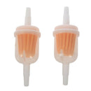 Universal Fuel Filter 2 Pcs(clear for 1/4 inch 5/16 inch Fuel Line) for Koh