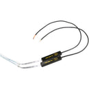2pcs Ultrafine LED DRL Headlight Assembly Flexible Car Turn Signal Streamer Lamp