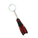 Novelty Mini Dive Fins Flippers Key Chain Holder Keyring Keychain  Red