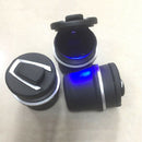 1Pcs Portable Detachable Car Smoking Car Ashtray Blue LED Light Smokeless A
