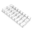 Acrylic Makeup Organizer, 16 Space Compact Palette Display Holder for Women