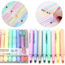 8Pcs/set Fluorescent Pen Highlighter Pencil Candy Color Pen New Drawing Mar T7D0