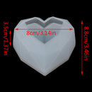 2PCS Silicone Heart Design Storage Box Mold Making Mould Casting Free CraftB Hn