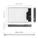2.5 External Hard Drive Disk Case SSD / HDD Caddy USB 3.0 Portable Solid St