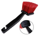 Car Wheel Brush Tire Cleaner with Handle Auto Detailing Motorcycle Clean 3C
