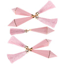 5pcs Plastic Pink Empty Lipstick Tubes Refillable Rhombic Lip Gloss Balm Bottles